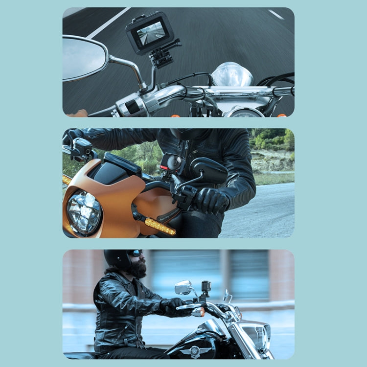 RUIGPRO Motorcycle Handlebar Alloy Phone Bracket for GoPro/ Insta360/DJI OSMO Sport Camera(Red) - Bicycle Handlebar Mount by PMC TechLife | Online Shopping South Africa | PMC TechLife | Buy Now Pay Later Mobicred