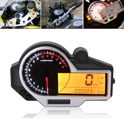 Speedpark Universal Motorcycle Instrument Colorful LED LCD N1-6 Speedometer Odometer Tachometer - Others by Speedpark | Online Shopping South Africa | PMC Jewellery | Buy Now Pay Later Mobicred