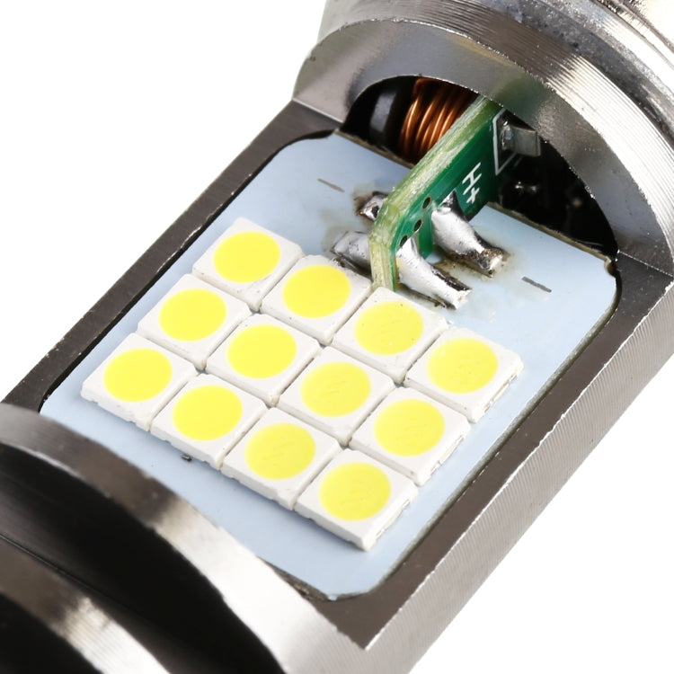 BA20D DC12V / 7.4W Motorcycle LED Headlight with 24LEDs SMD-3030 Lamp Beads (White Light) - Headlights by PMC TechLife | Online Shopping South Africa | PMC TechLife | Buy Now Pay Later Mobicred