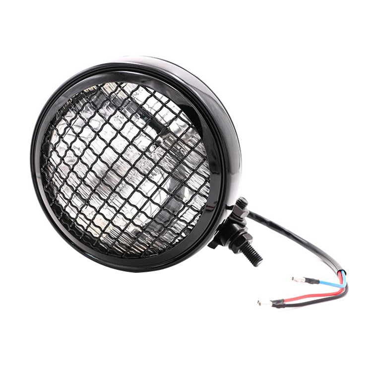 Motorcycle Black Shell Harley Headlight Retro Lamp LED Light Modification Accessories (White) - Headlights by PMC Jewellery | Online Shopping South Africa | PMC Jewellery | Buy Now Pay Later Mobicred