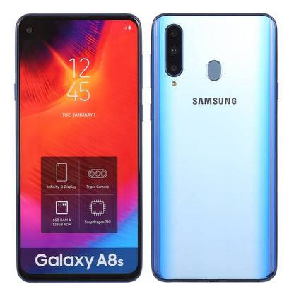 For Galaxy A8s Color Screen Non-Working Fake Dummy Display Model (Blue) - For Galaxy by PMC Jewellery | Online Shopping South Africa | PMC Jewellery | Buy Now Pay Later Mobicred