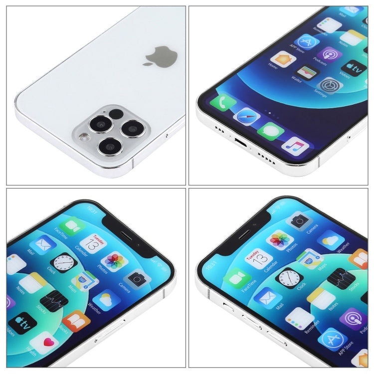 For iPhone 12 Pro Max Color Screen Non-Working Fake Dummy Display Model(Silver) - For iPhone & iPad by PMC TechLife | Online Shopping South Africa | PMC TechLife