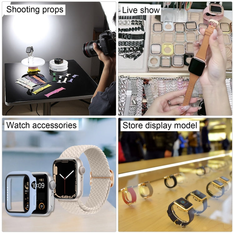 For Apple Watch Series 6 44mm Black Screen Non-Working Fake Dummy Display Model, For Photographing Watch-strap, No Watchband(Silver) - Watch Model by PMC Jewellery | Online Shopping South Africa | PMC Jewellery | Buy Now Pay Later Mobicred