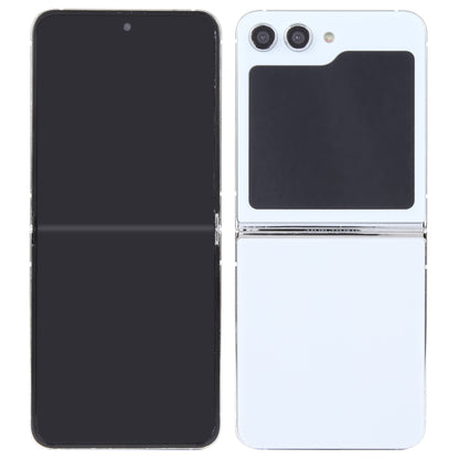 For Samsung Galaxy Z Flip5 Black Screen Non-Working Fake Dummy Display Model (White) - For Galaxy by PMC Jewellery | Online Shopping South Africa | PMC Jewellery | Buy Now Pay Later Mobicred