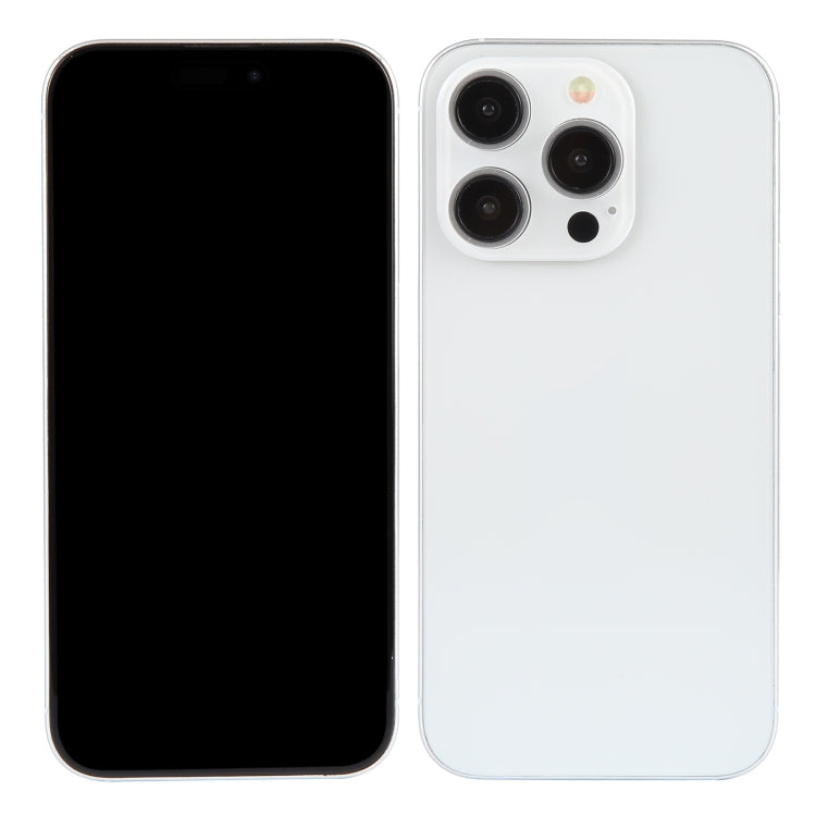 For iPhone 15 Pro Max Black Screen Non-Working Fake Dummy Display Model (White) - For iPhone & iPad by PMC TechLife | Online Shopping South Africa | PMC TechLife