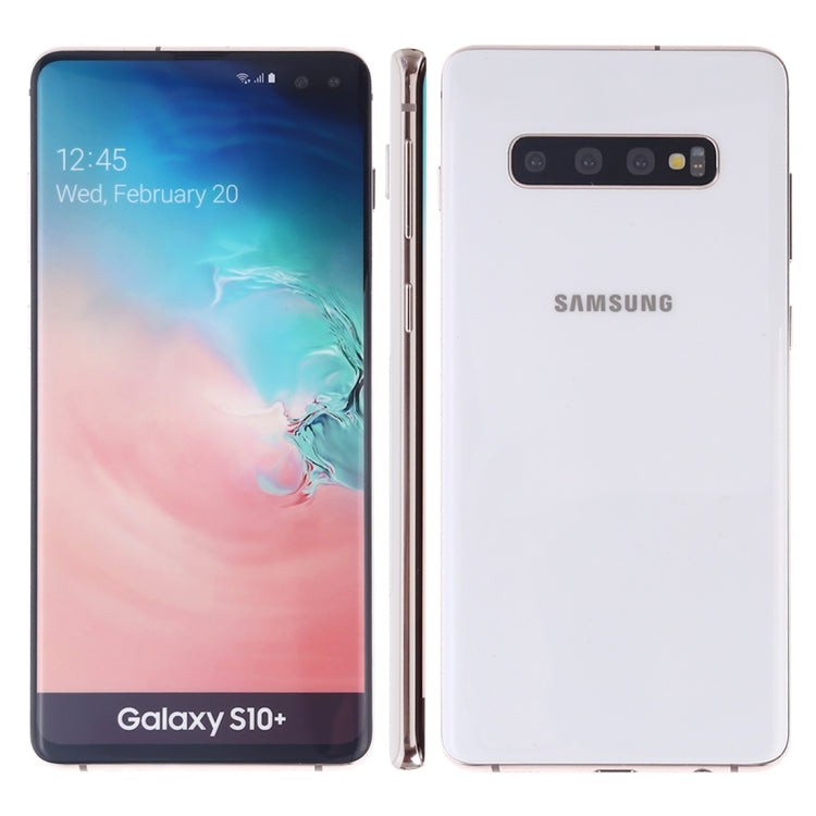 For Galaxy S10+ Original Color Screen Non-Working Fake Dummy Display Model (White) - For Galaxy by PMC Jewellery | Online Shopping South Africa | PMC Jewellery | Buy Now Pay Later Mobicred