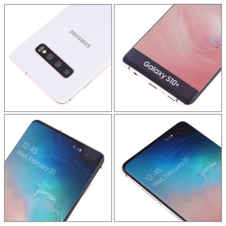 For Galaxy S10+ Original Color Screen Non-Working Fake Dummy Display Model (White) - For Galaxy by PMC Jewellery | Online Shopping South Africa | PMC Jewellery | Buy Now Pay Later Mobicred