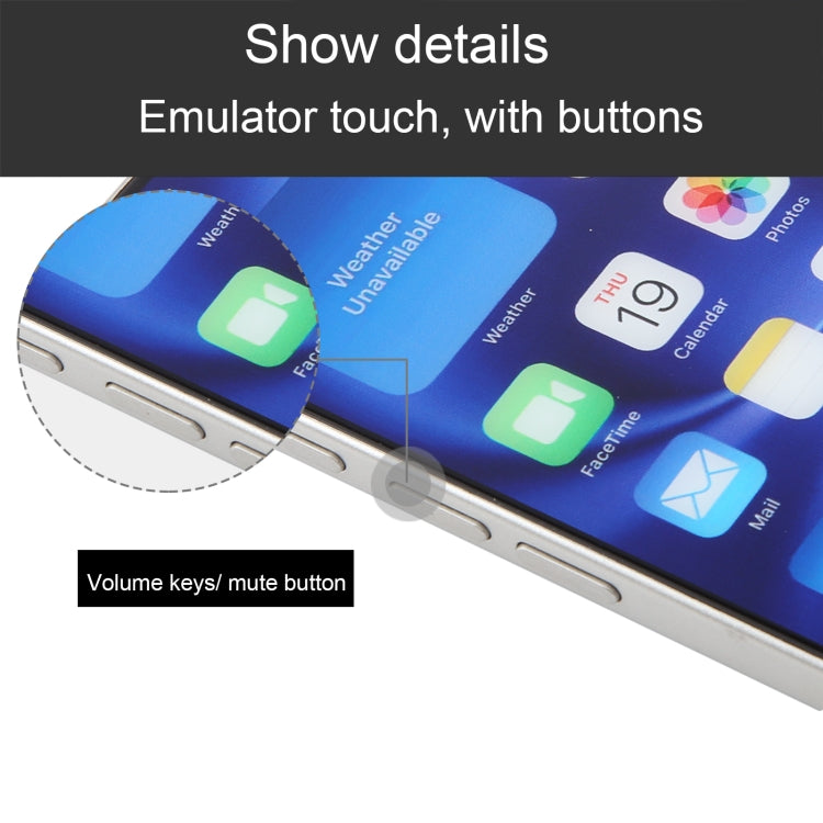 For iPhone 16 Color Screen Non-Working Fake Dummy Display Model (White) - For iPhone & iPad by PMC Jewellery | Online Shopping South Africa | PMC Jewellery | Buy Now Pay Later Mobicred