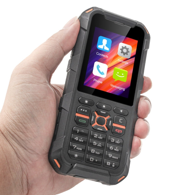 UNIWA F20 Walkie Talkie Rugged Phone, 1GB+8GB, 2.4 inch Android 8.0 Go Mediatek MT6739 Quad Core up to 1.5GHz, Network: 4G,  PoC, SOS (Black) - UNIWA by UNIWA | Online Shopping South Africa | PMC Jewellery | Buy Now Pay Later Mobicred