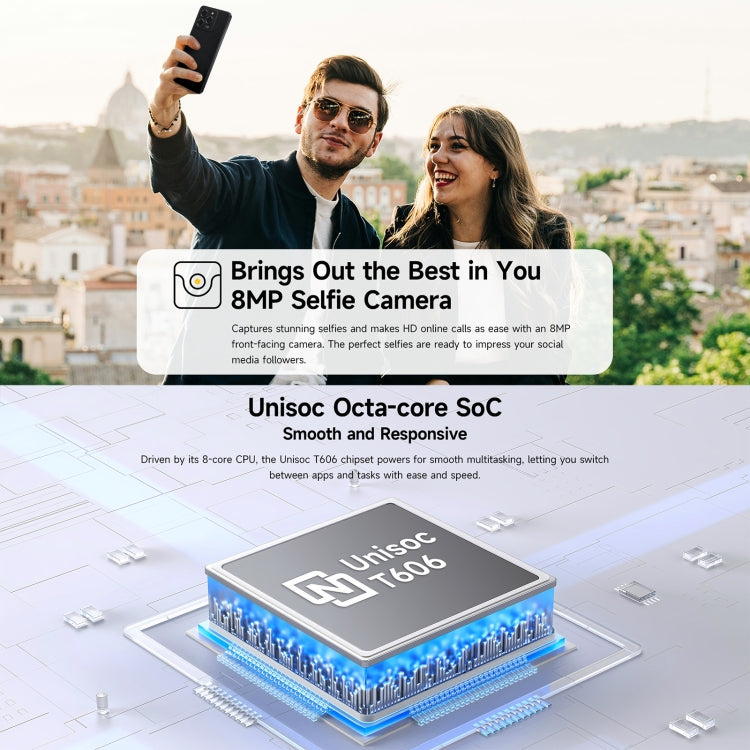 Ulefone Note 20 Pro, 4GB+128GB, Face ID & Side Fingerprint, 6000mAh, 6.75 inch Android 14 Unisoc T606 Octa Core, Network: 4G, Dual SIM, OTG (Satin Black) - Ulefone by Ulefone | Online Shopping South Africa | PMC Jewellery | Buy Now Pay Later Mobicred