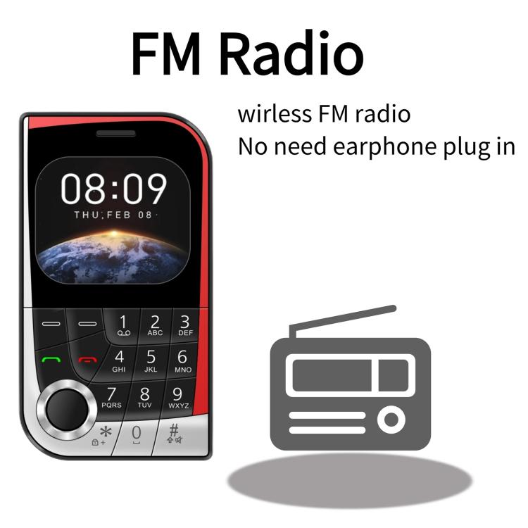 V10 Card Mobile Phone, 2.01 inch, MTK6261D, Support Bluetooth, FM, Torch, GSM, Dual SIM (White) - free shipping - PMc TechLife - Order now!