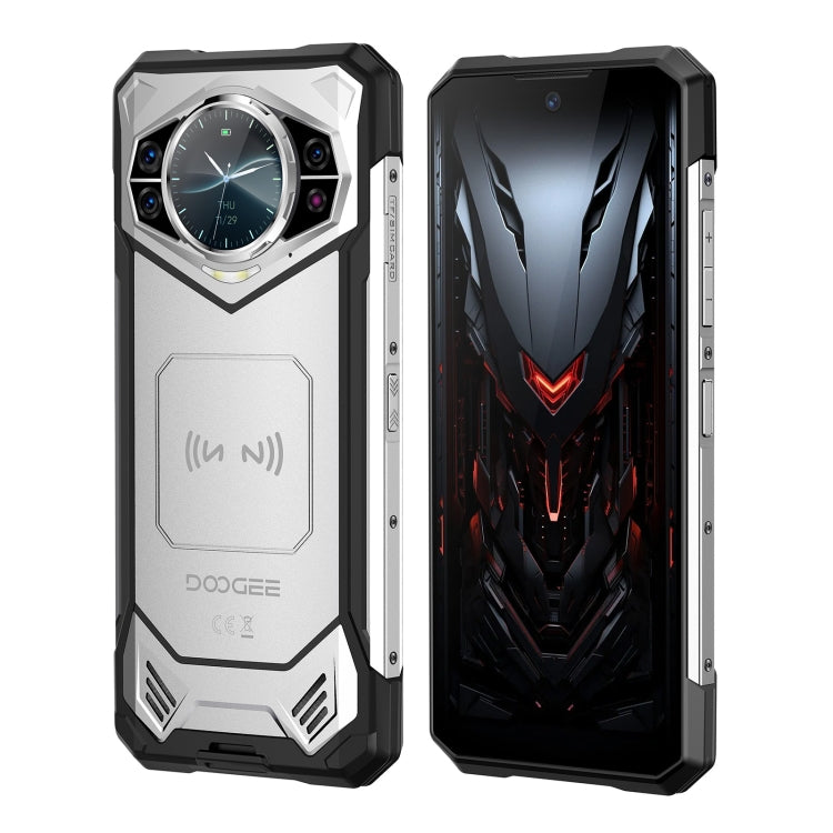 DOOGEE S200 Rugged Phone, 12GB+256GB, Side Fingerprint, 6.72 inch Android 14 Dimensity 7050 Octa Core 2.6GHz, Network: 5G, OTG, NFC (Silver) - DOOGEE by DOOGEE | Online Shopping South Africa | PMC Jewellery | Buy Now Pay Later Mobicred