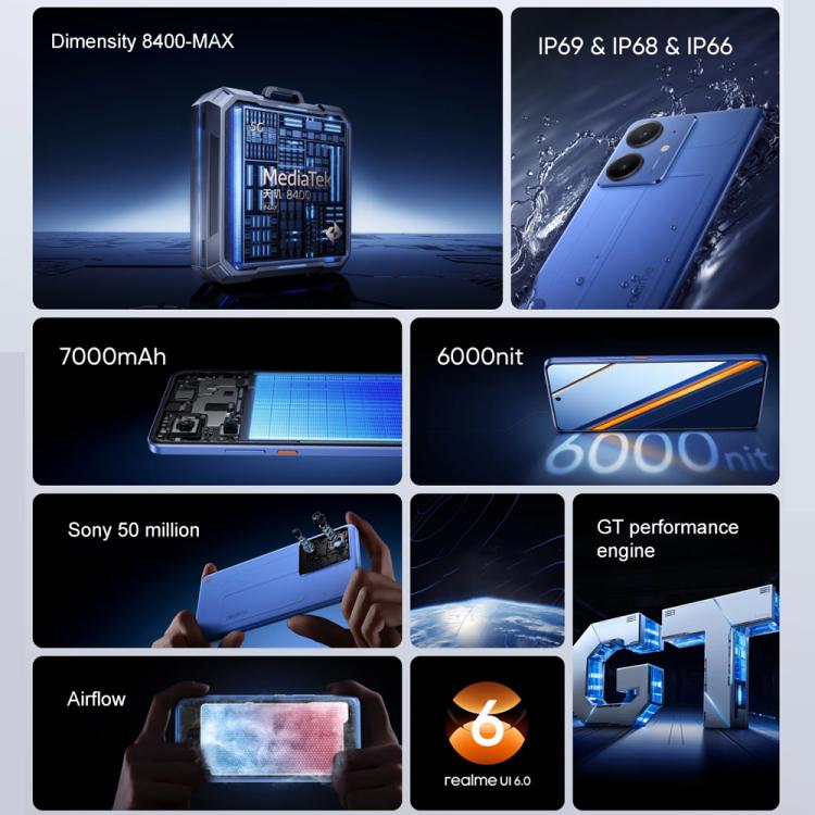 Realme Neo7 SE, 12GB+256GB, 6.78 inch Android 15 / Realme UI 6.0 MediaTek Dimensity 8400-MAX Octa Core, NFC, Network: 5G (Black) - free shipping - PMc TechLife - Order now!