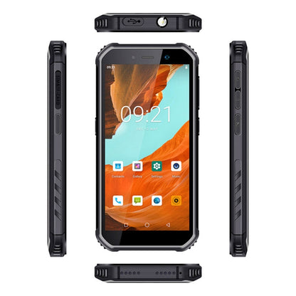 UNIWA F963 Pro Rugged Smart Phone, 4GB+64GB, 5.5 inch Android 13, Unisoc T606 Octa Core, NFC, Fingerprint Unlock, 4G Network, AU Plug (Black Grey) - UNIWA by UNIWA | Online Shopping South Africa | PMC Jewellery | Buy Now Pay Later Mobicred