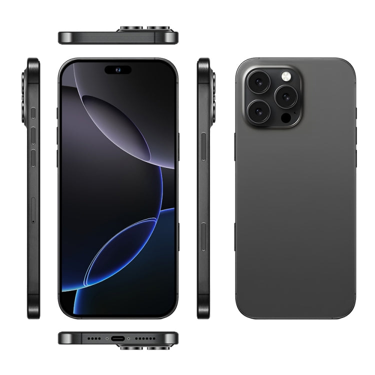 i16 Pro Max / A08A, 3GB+64GB, 6.73 inch Screen, Face Identification, Android 8.1 MTK6753 Octa Core, Network: 4G, Dual SIM, US Plug (Black) - free shipping - PMC Jewellery - Order now!