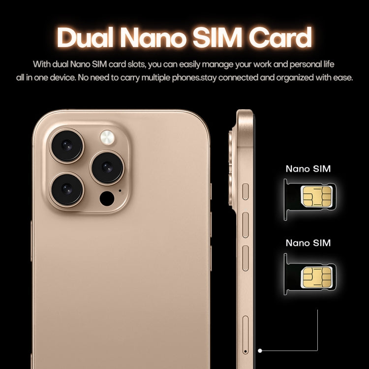 i16 Pro Max / A08A, 3GB+64GB, 6.73 inch Screen, Face Identification, Android 8.1 MTK6753 Octa Core, Network: 4G, Dual SIM, US Plug (Black) - free shipping - PMC Jewellery - Order now!