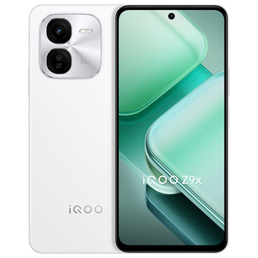 vivo iQOO Z9x, Dual Back Cameras, 8GB+128GB, Face ID Screen Fingerprint Identification, 6.72 inch Android 14.0 OriginOS 4 Snapdragon 6 Gen 1 Octa Core 2.2GHz, OTG, Network: 5G, Support Google Play (White) - vivo by vivo | Online Shopping South Africa | PMC Jewellery | Buy Now Pay Later Mobicred