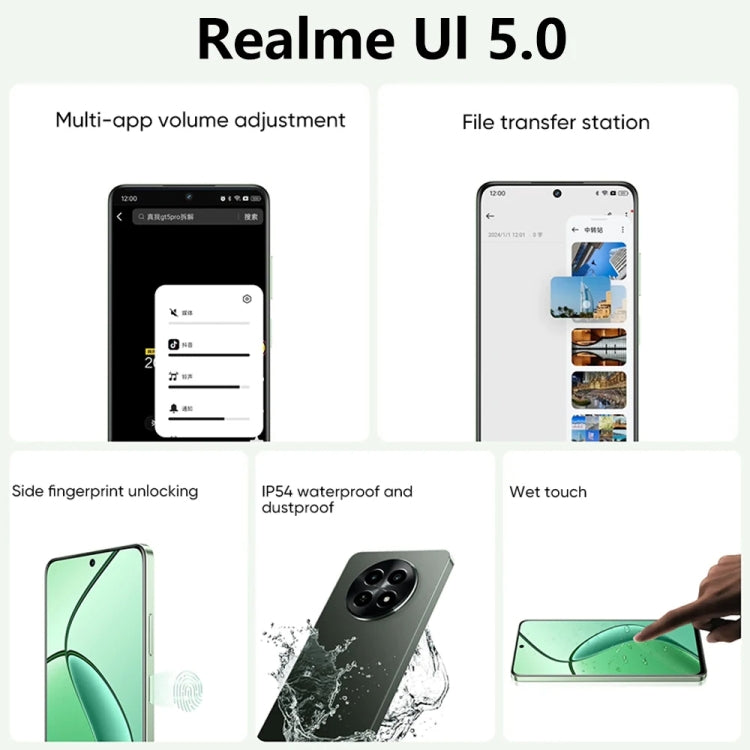 Realme 12x, 12GB+256GB, Side Fingerprint Identification, 6.67 inch Realme UI 5.0 Dimensity 6100+ 5G Octa Core, NFC, Network: 5G, Support Google Play (Glowing Black) - OPPO by Realme | Online Shopping South Africa | PMC Jewellery | Buy Now Pay Later Mobicred