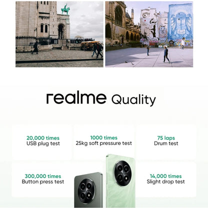 Realme 12x, 12GB+512GB, Side Fingerprint Identification, 6.67 inch Realme UI 5.0 Dimensity 6100+ 5G Octa Core, NFC, Network: 5G, Support Google Play (Feather Green) - OPPO by Realme | Online Shopping South Africa | PMC Jewellery | Buy Now Pay Later Mobicred