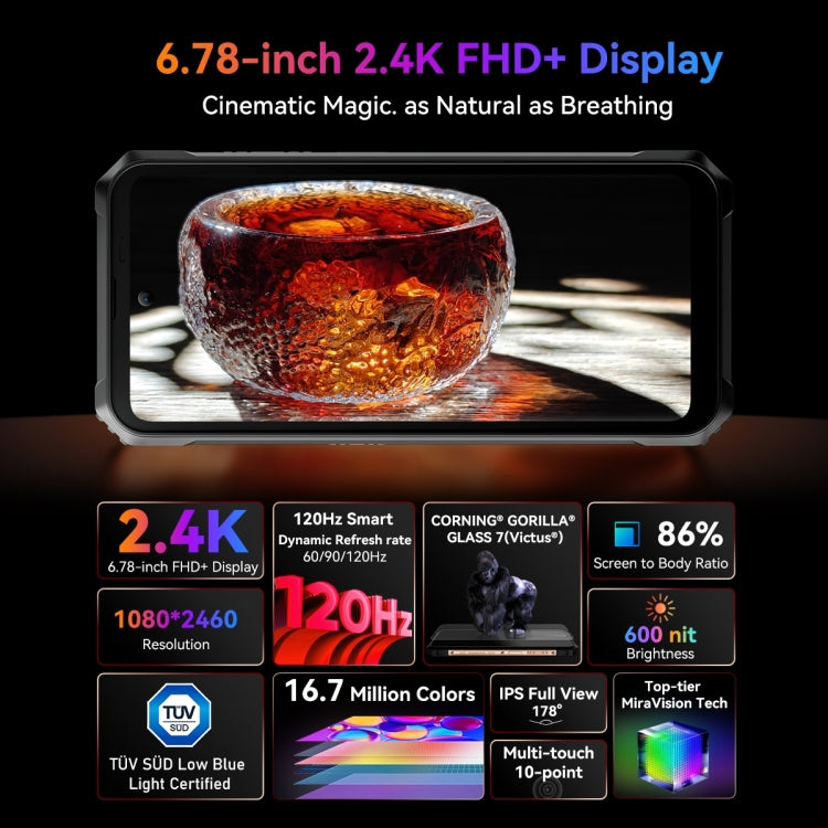 [HK Warehouse] Blackview BL9000 Pro 5G, Thermal Imaging Camera, 12GB+512GB, IP68/IP69K/MIL-STD-810H, 6.78 inch Android 14 MediaTek Dimensity 8020 Octa Core, Network: 5G, NFC, OTG (Black) - Blackview by Blackview | Online Shopping South Africa | PMC Jewellery | Buy Now Pay Later Mobicred
