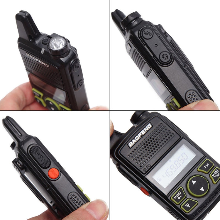 BaoFeng BF-T1 Single Band Radio Handheld Walkie Talkie, UK Plug - Handheld Walkie Talkie by BAOFENG | Online Shopping South Africa | PMC Jewellery | Buy Now Pay Later Mobicred