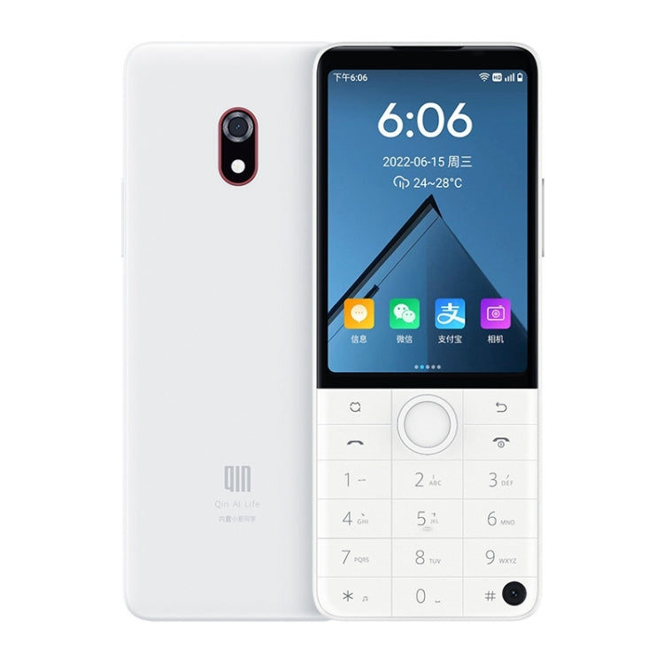 QIN F22 Pro 4G, 4GB+64GB, 3.54 inch Android 12 Helio G85 Octa Core, Network: 4G, OTG, Infrared Remote Control, Single SIM, Support Google Play(White) - Other by PMC TechLife | Online Shopping South Africa | PMC TechLife