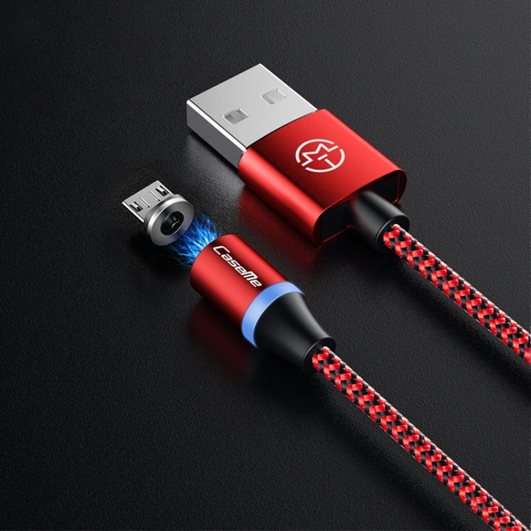 CaseMe Series 2 USB to Micro USB Magnetic Charging Cable, Length: 1m (Red) - Micro USB Cable by CaseMe | Online Shopping South Africa | PMC Jewellery | Buy Now Pay Later Mobicred