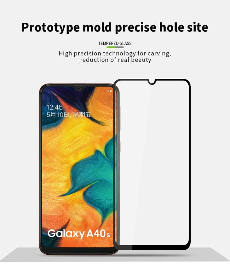 MOFI 9H 2.5D Full Glue Tempered Glass Film for Galaxy A40s(Black) - Galaxy Tempered Glass by MOFI | Online Shopping South Africa | PMC Jewellery