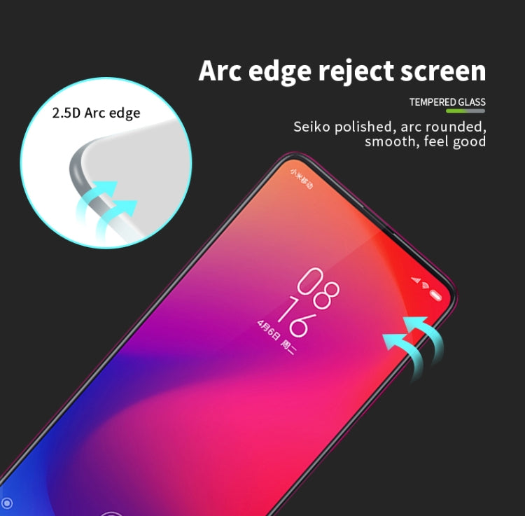 MOFI 9H 2.5D Full Glue Tempered Glass Film for Xiaomi Redmi K20(Black) -  by MOFI | Online Shopping South Africa | PMC Jewellery