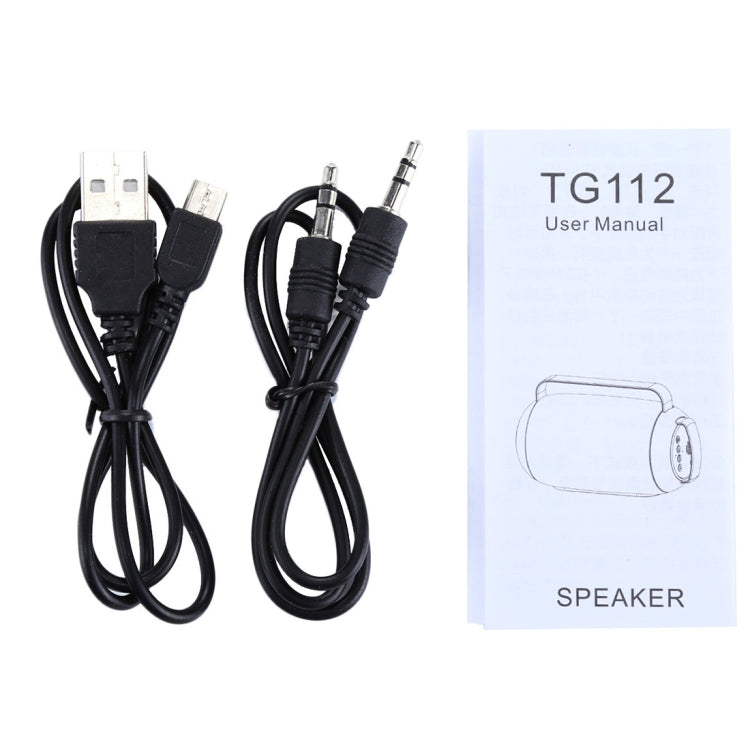 T&G TG112 Portable Bluetooth Speaker, with Mic & FM Radio Function, Support Hands-free & TF Card & U Disk Play(Red) - free shipping - PMC Jewellery - Order now!