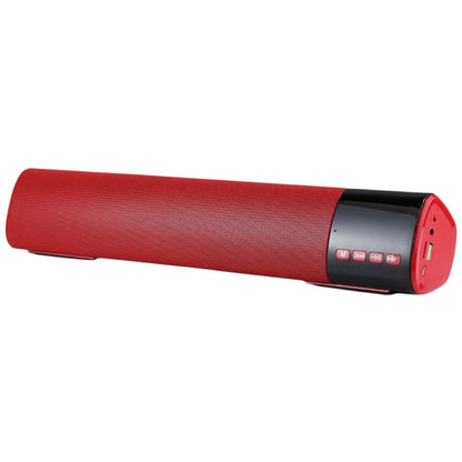 B28S New Big Bluetooth V3.0+EDR Stereo Speaker with LCD Display, Built-in MIC, Support Hands-free Calls & TF Card & AUX IN, Bluetooth Distance: 10m(Red) - Desktop Speaker by PMC Jewellery | Online Shopping South Africa | PMC Jewellery | Buy Now Pay Later Mobicred