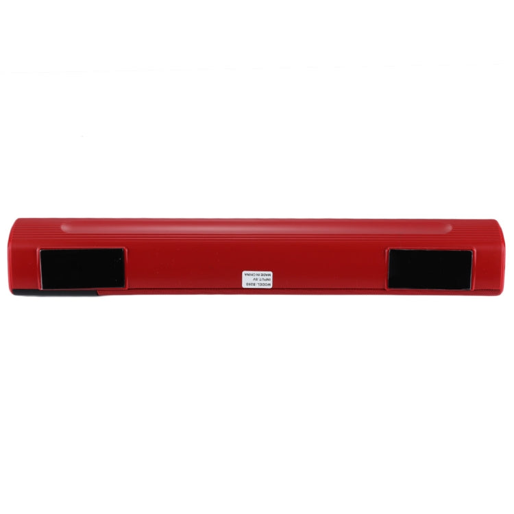 B28S New Big Bluetooth V3.0+EDR Stereo Speaker with LCD Display, Built-in MIC, Support Hands-free Calls & TF Card & AUX IN, Bluetooth Distance: 10m(Red) - Desktop Speaker by PMC Jewellery | Online Shopping South Africa | PMC Jewellery | Buy Now Pay Later Mobicred