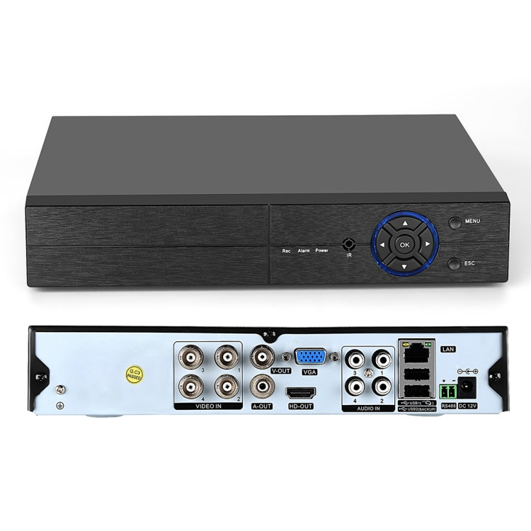 A4B3Kit 2MP 4CH 1080P CCTV Security Camera System AHD DVR Surveillance Kit, Support Night Vision / Motion Detection(White) - Video Recorder Kit by PMC TechLife | Online Shopping South Africa | PMC TechLife