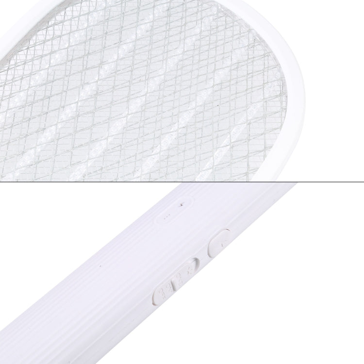 Multifunctional Rotating Folding Electric Mosquito Swatter (White) - Fly Swatter by PMC TechLife | Online Shopping South Africa | PMC TechLife | Buy Now Pay Later Mobicred