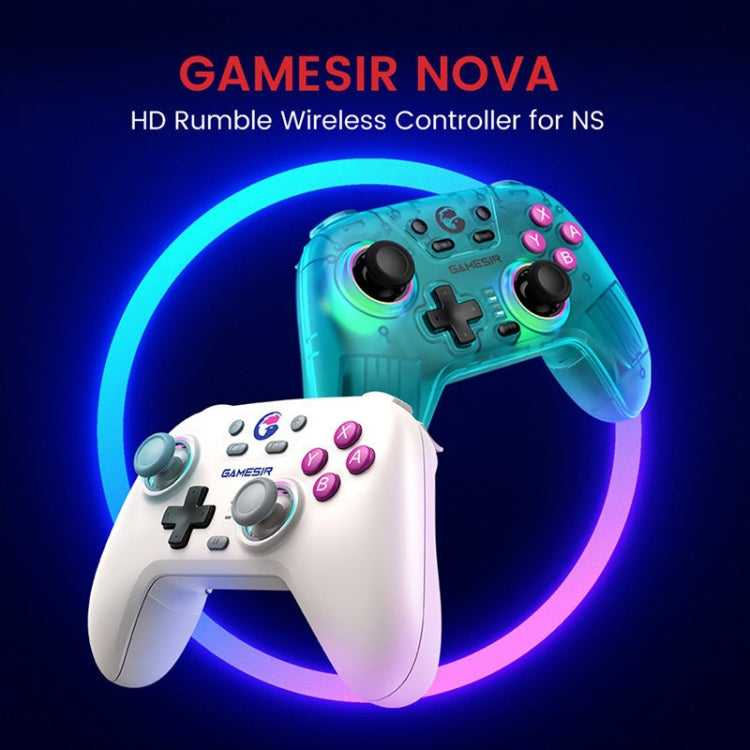 GameSir Nova NS T4N Wireless Gamepad Game Controller for Nintendo Switch (Green) - Controller Gamepad by GameSir | Online Shopping South Africa | PMC Jewellery | Buy Now Pay Later Mobicred