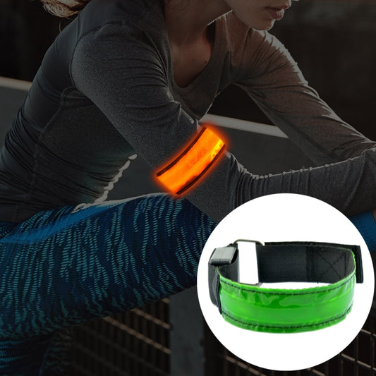 LED Flash Safety Reflective Nylon Light Rechargeable Sports Wrist Belt(Yellow) - Wristbands by PMC Jewellery | Online Shopping South Africa | PMC Jewellery | Buy Now Pay Later Mobicred