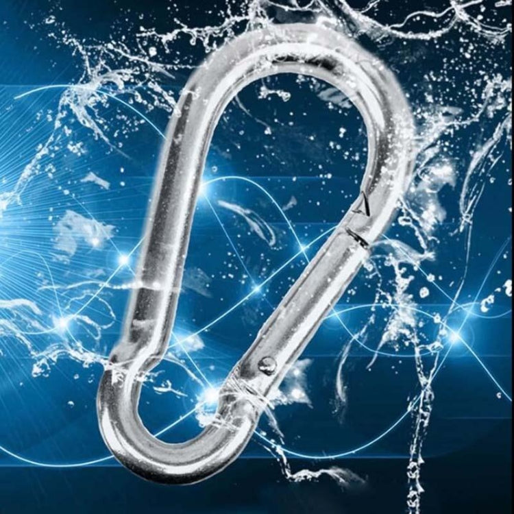 M9 Stainless Steel Carabiner Spring Hook Multi-tool Mountaineering Buckle Lock Camping Hook Rope, Inner Diameter: 8.84mm - Hooks by PMC Jewellery | Online Shopping South Africa | PMC Jewellery