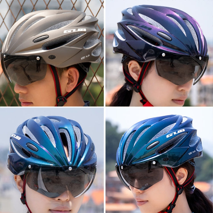 GUB K80 Plus Bike Helmet With Visor And Goggles(Black) - free shipping - PMC TechLife - Order now!