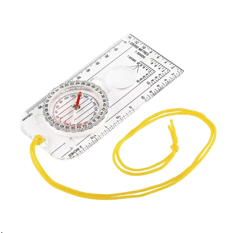 Nisa DC40-3A Outdoor Transparent Compass Map Scale - Hiking Meter by PMC TechLife | Online Shopping South Africa | PMC TechLife | Buy Now Pay Later Mobicred
