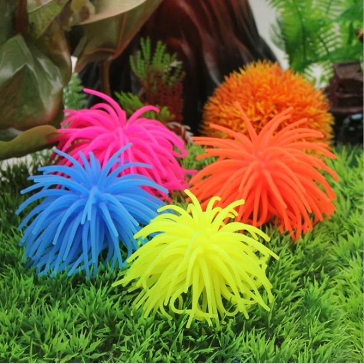 Aquarium Articles Decoration TPR Simulation Sea Urchin Ball Coral, Size: M, Diameter: 10cm(Purple) - free shipping - PMc TechLife - Order now!