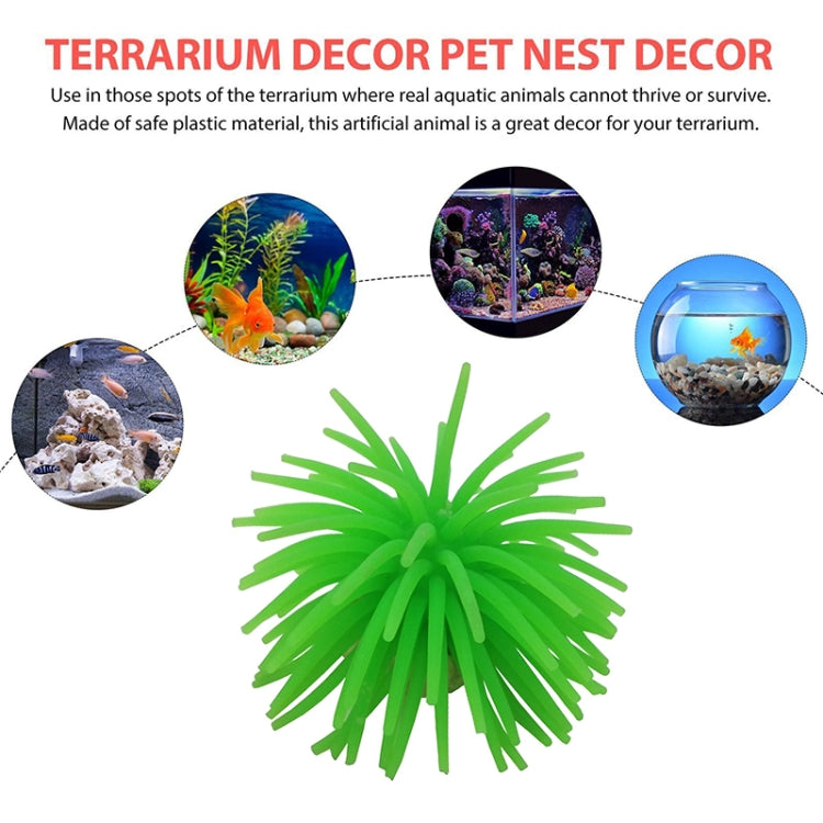 Aquarium Articles Decoration TPR Simulation Sea Urchin Ball Coral, Size: M, Diameter: 10cm(Purple) - free shipping - PMc TechLife - Order now!