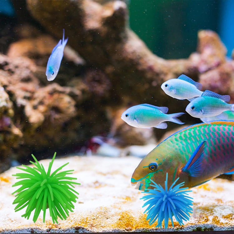 Aquarium Articles Decoration TPR Simulation Sea Urchin Ball Coral, Size: S, Diameter: 7cm(Blue) - free shipping - PMc TechLife - Order now!