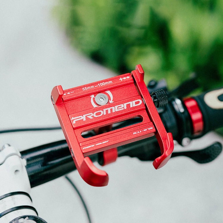 PROMEND SJJ-275 Bicycle Aluminum Alloy Phone Holder for Handlebar (Red) - Holders by PROMEND | Online Shopping South Africa | PMC Jewellery | Buy Now Pay Later Mobicred