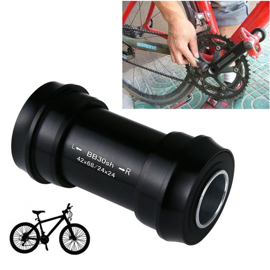 BB30 Press Fit Style Bottom Bracket Fits 68-73mm for SHIMANO, Prowheel, SRAM GXP Mountain Bike(Black) - Bottom Brackets by PMC Jewellery | Online Shopping South Africa | PMC Jewellery | Buy Now Pay Later Mobicred