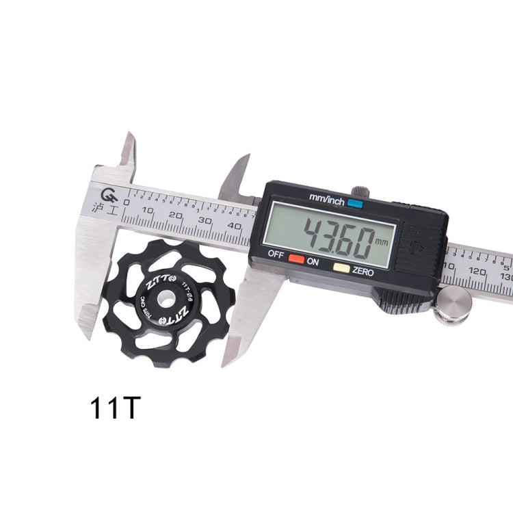 ZTTO 11T 4/5/6 MM Bicycle Derailleur Ceramic Bearing Bicycle Accessories (Black) - Guide wheels by ZTTO | Online Shopping South Africa | PMc TechLife | Buy Now Pay Later Mobicred
