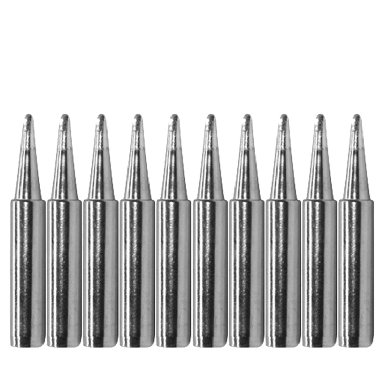 10 PCS 900M-T-1.6D Middle D Type Lead-free Electric Welding Soldering Iron Tips - Soldering Iron Tip by PMC TechLife | Online Shopping South Africa | PMC TechLife | Buy Now Pay Later Mobicred