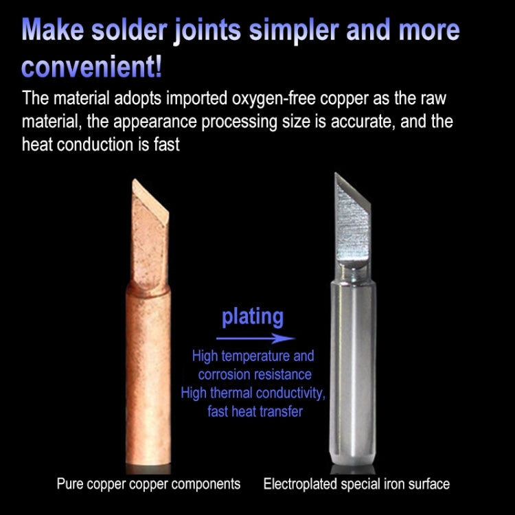 10 PCS 900M-T-3C Middle C Type Lead-free Electric Welding Soldering Iron Tips - Soldering Iron Tip by PMC TechLife | Online Shopping South Africa | PMC TechLife | Buy Now Pay Later Mobicred