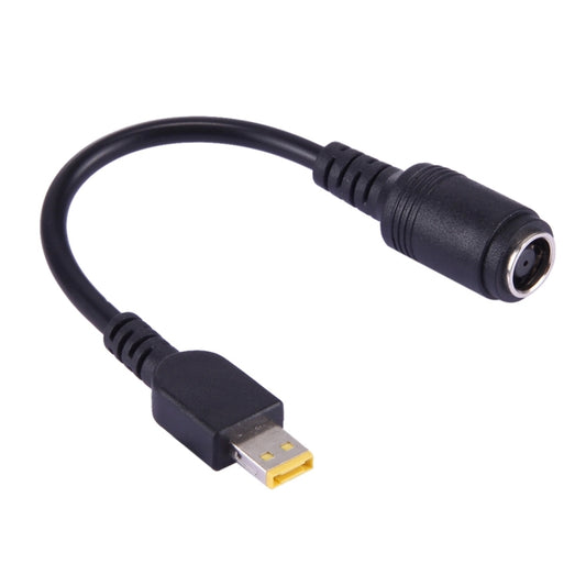 7.9x5.5mm Female to Lenovo Small Square Male Power Adapter Cable for Lenovo Laptop Notebook, Length: About 10cm - For Lenovo by PMC Jewellery | Online Shopping South Africa | PMC Jewellery | Buy Now Pay Later Mobicred
