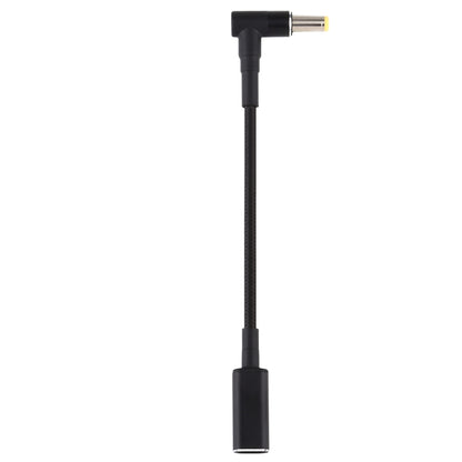 PD 100W 18.5-20V 5.5 x 2.5mm Elbow to USB-C / Type-C Adapter Nylon Braid Cable - Universal Power Adapter by PMC Jewellery | Online Shopping South Africa | PMC Jewellery