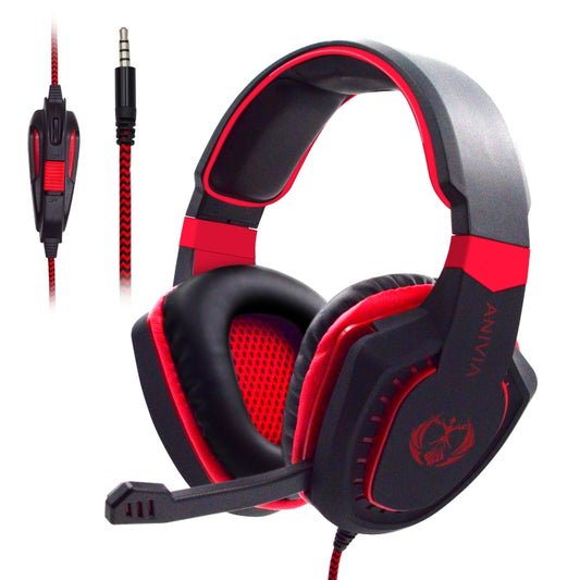 SADES AH-28 3.5mm Plug Wire-controlled Noise Reduction E-sports Gaming Headset with Retractable Microphone, Cable Length: 2m(Black Red) - Multimedia Headset by SADES | Online Shopping South Africa | PMC Jewellery | Buy Now Pay Later Mobicred